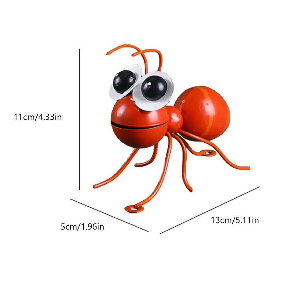 4pcs Patio Craft Yard Outdoor Garden Cute Insect Hanging Home Decor Gift Ornament Metal Ant Home Desktop Lawn Sculptures Art
4pcs Patio Craft Yard Outdoor Garden Cute Insect Hanging Home Decor Gift Ornament Metal Ant Home Desktop Lawn Sculptures Art