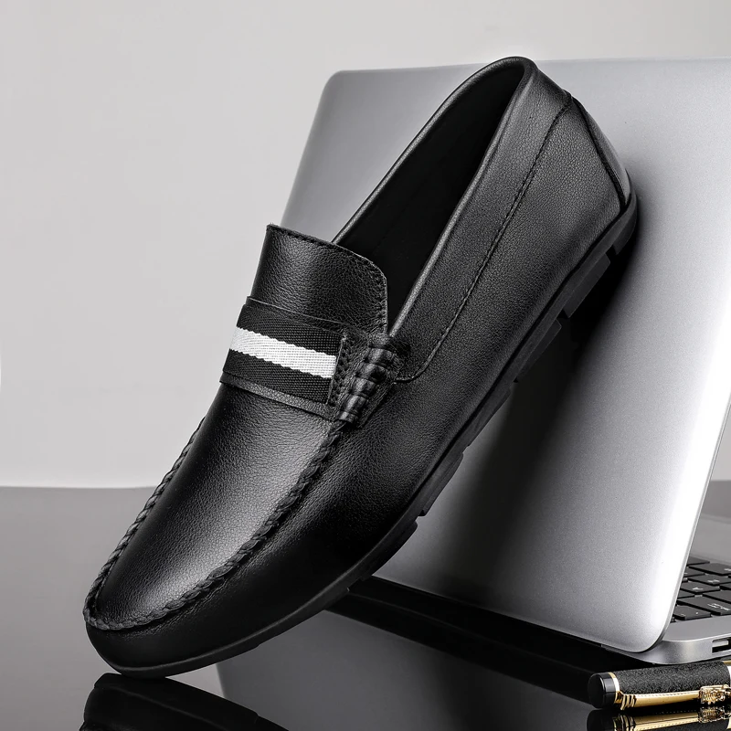 Men's Driving Shoes Mules Casual Shoes Genuine Leather Anti-slip Slip-On Loafers Dress Shoes Big Size Business Flat Shoes
Men's Driving Shoes Mules Casual Shoes Genuine Leather Anti-slip Slip-On Loafers Dress Shoes Big Size Business Flat Shoes