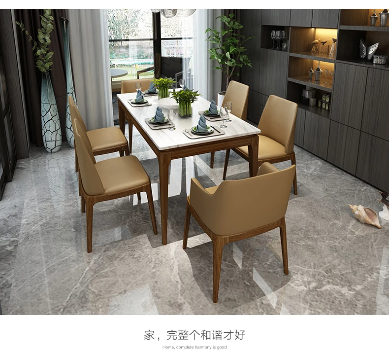 Stainless steel Dining Room Set Home Furniture minimalist modern marble dining table and 6 chairs mesa de jantar muebles comedor
Stainless steel Dining Room Set Home Furniture minimalist modern marble dining table and 6 chairs mesa de jantar muebles comedor