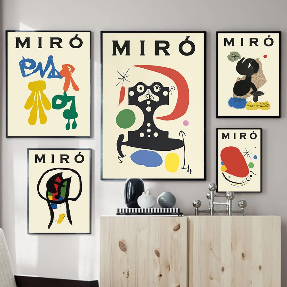 Joan Miro Abstract Exhibition Wall Art Canvas Painting Nordic Posters And Prints Graffiti Wall Pictures For Living Room Decor
Joan Miro Abstract Exhibition Wall Art Canvas Painting Nordic Posters And Prints Graffiti Wall Pictures For Living Room Decor