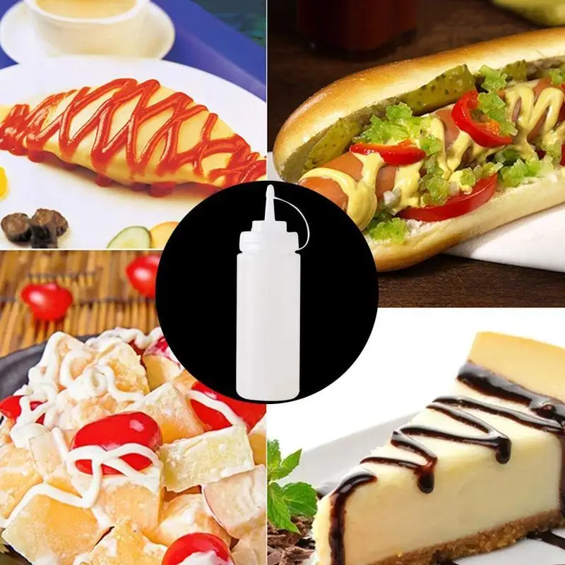 BBQ Ketchup Sauce Dispenser Bottles Olive Oil Dispensing Bottle Mayonnaise Squeeze Jar with Cap Safe Plastic White Kitchen Tools
BBQ Ketchup Sauce Dispenser Bottles Olive Oil Dispensing Bottle Mayonnaise Squeeze Jar with Cap Safe Plastic White Kitchen Tools