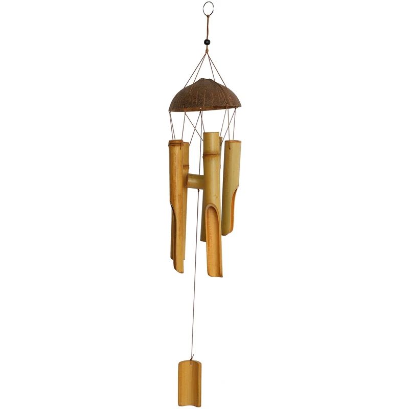 Bamboo Wind Chimes, Outdoor Garden & Indoor Wind Chime with Natural Relaxing Soothing Sound for Home Decoration Gifts 
Bamboo Wind Chimes, Outdoor Garden & Indoor Wind Chime with Natural Relaxing Soothing Sound for Home Decoration Gifts