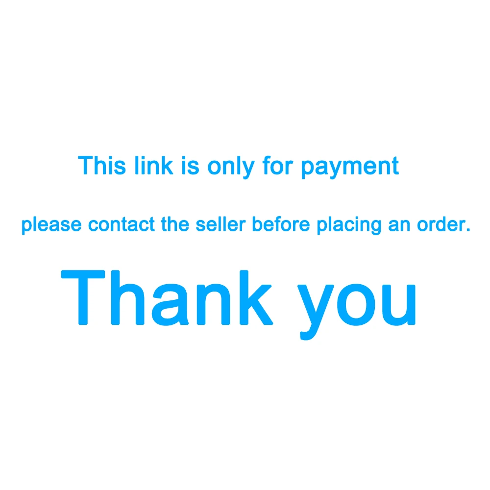 This link is only for payment, please contact the seller before placing an order. Thank you very much!
This link is only for payment, please contact the seller before placing an order. Thank you very much!