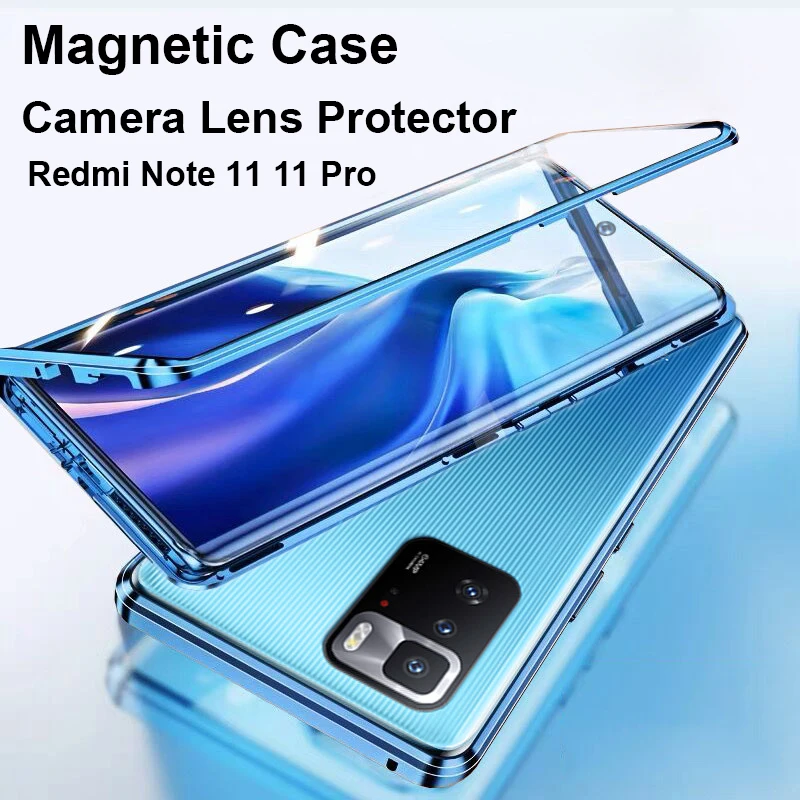 Металлический магнитный чехол для Xiaomi Mi Redmi Note 11 11 Pro, чехол для телефона, алюминиевый бампер, полностью закаленное стекло 360 дюйма, защитная к...
Металлический магнитный чехол для Xiaomi Mi Redmi Note 11 11 Pro, чехол для телефона, алюминиевый бампер, полностью закаленное стекло 360 дюйма, защитная к...