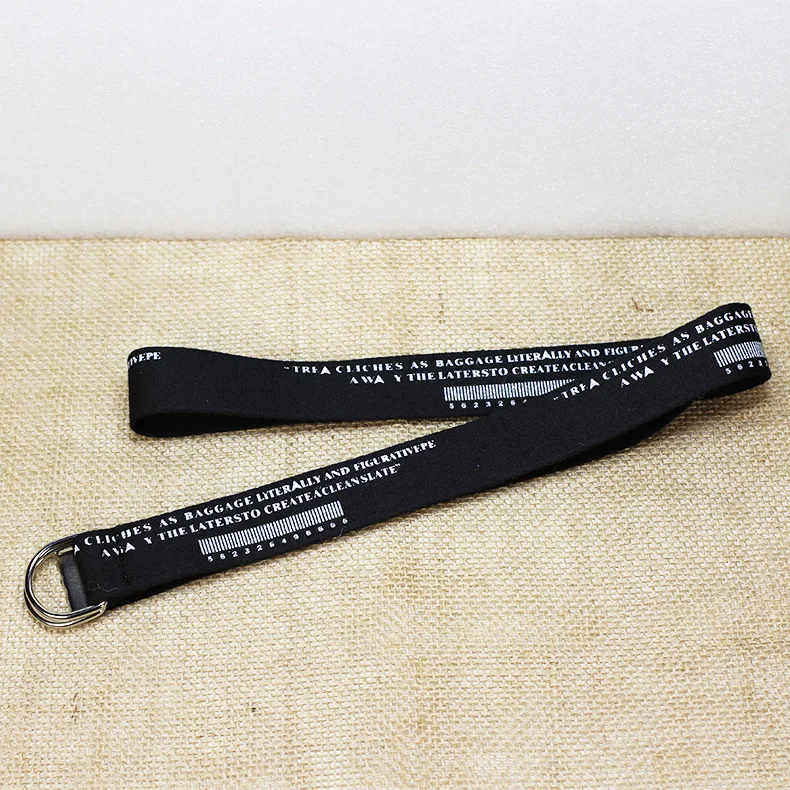 Men Adult Adjustable Print Women D Shaped Letter Stband Nylon Waist Comfortable Width Student Cotton Double Buckle Canvas
Men Adult Adjustable Print Women D Shaped Letter Stband Nylon Waist Comfortable Width Student Cotton Double Buckle Canvas