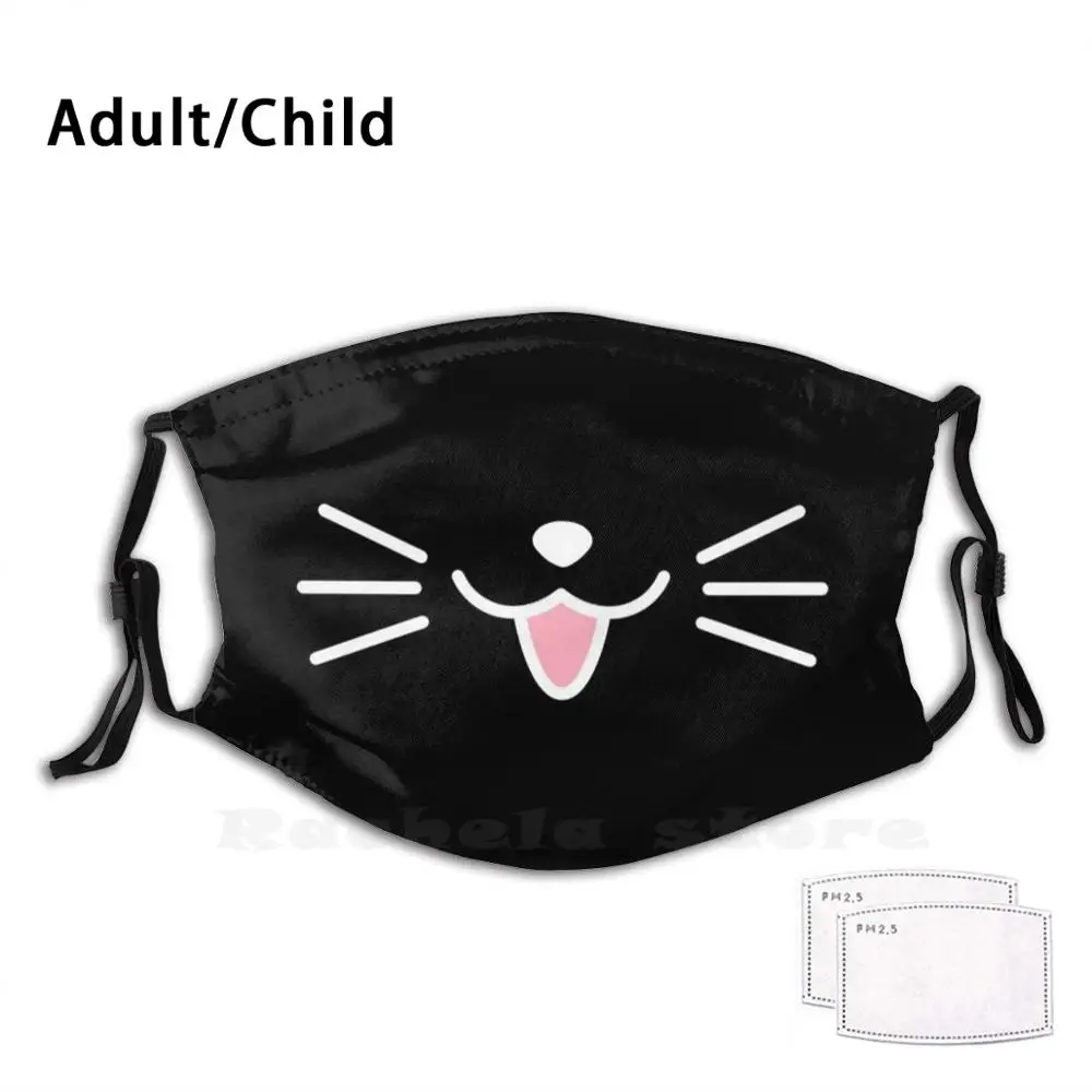 Kitty Cat Smile Black Print Washable Filter Anti Dust Mouth Mask Funny Gag Cat Cute Unique Meme Face Mouth Cool Girly Kawaii
Kitty Cat Smile Black Print Washable Filter Anti Dust Mouth Mask Funny Gag Cat Cute Unique Meme Face Mouth Cool Girly Kawaii