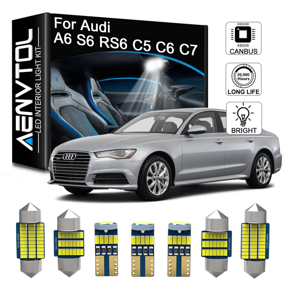 AENVTOL Canbus для Audi A6 S6 RS6 C5 C6 C7 седан Avant светодиодсветодиодный внутренняя Карта Купол дверь багажник номерной светильник
AENVTOL Canbus для Audi A6 S6 RS6 C5 C6 C7 седан Avant светодиодсветодиодный внутренняя Карта Купол дверь багажник номерной светильник