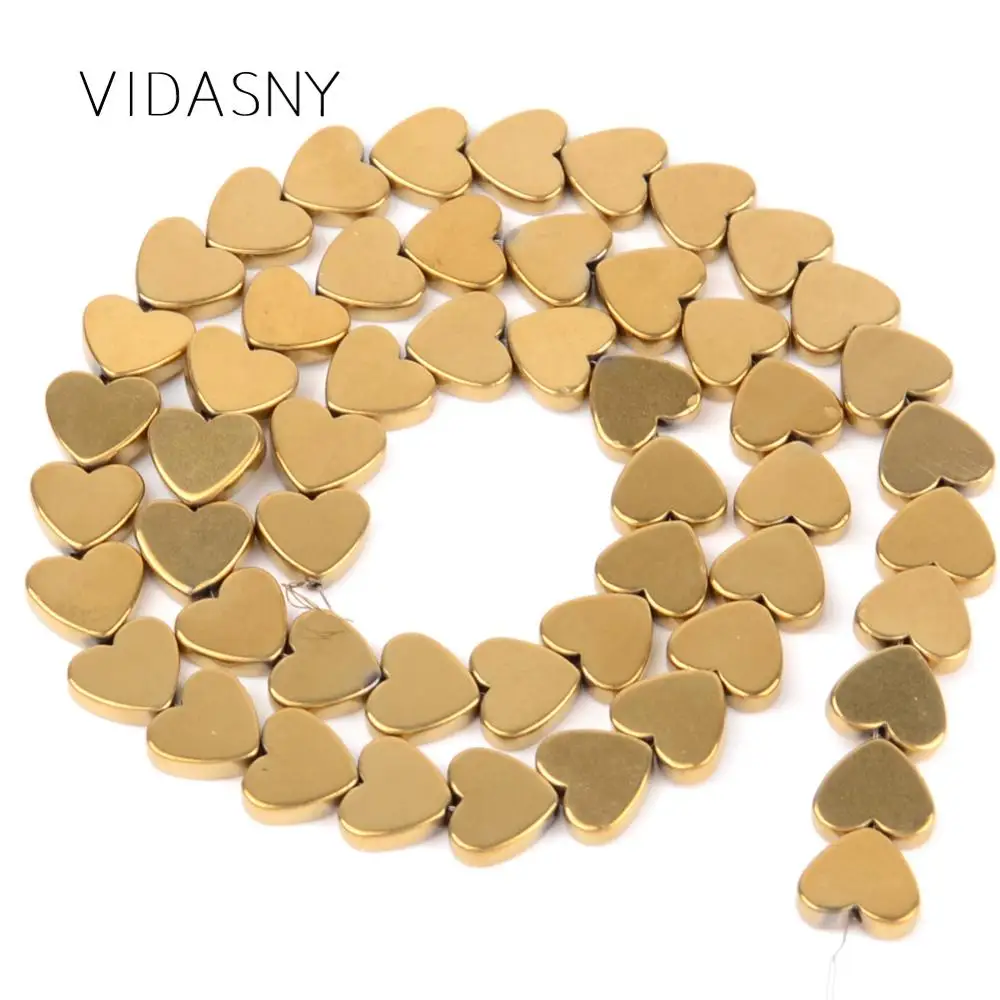 Natural Gold Love Heart Hematite Beads Round Loose Spacer Beads For Jewelry Making 4mm-12mm Diy Bracelet Necklace 15'' Wholesale
Natural Gold Love Heart Hematite Beads Round Loose Spacer Beads For Jewelry Making 4mm-12mm Diy Bracelet Necklace 15'' Wholesale