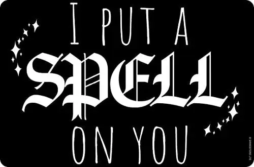 Small I Put A Spell On You Metal Sign Retro Man Cave Home Wall Decoration 12X16 inch
Small I Put A Spell On You Metal Sign Retro Man Cave Home Wall Decoration 12X16 inch
