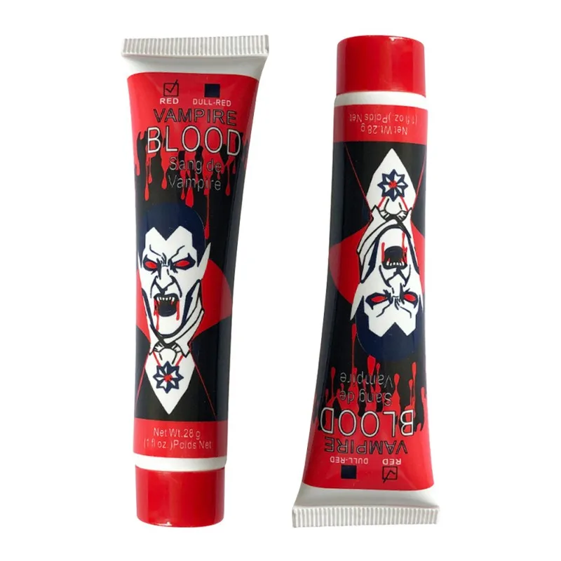 1pcs Fake Blood Makeup Stage Blood Toy Artificial Blood Trick Toys Children Halloween Vampires Cosplay Blood Playings 28ml 
1pcs Fake Blood Makeup Stage Blood Toy Artificial Blood Trick Toys Children Halloween Vampires Cosplay Blood Playings 28ml