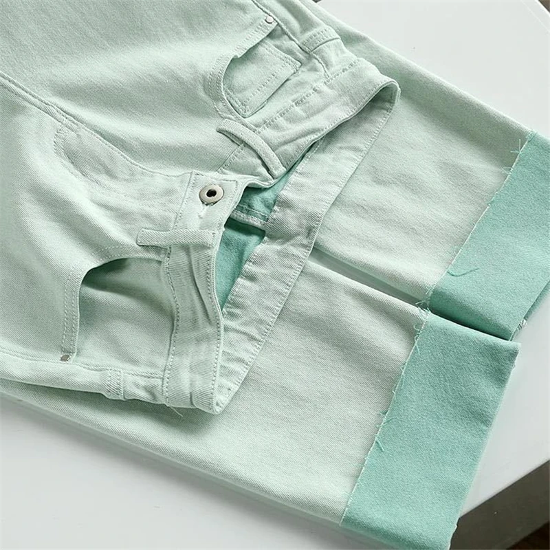 Green Straight Jeans Women Korean Style Streetwear High Quality Stretch Denim Trousers Spring Plus Size High Waist Pants Mujer
Green Straight Jeans Women Korean Style Streetwear High Quality Stretch Denim Trousers Spring Plus Size High Waist Pants Mujer