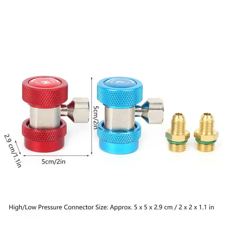 High And Low Pressure Air Conditioning Quick Connector Coupler Adapter Refrig ZL
High And Low Pressure Air Conditioning Quick Connector Coupler Adapter Refrig ZL