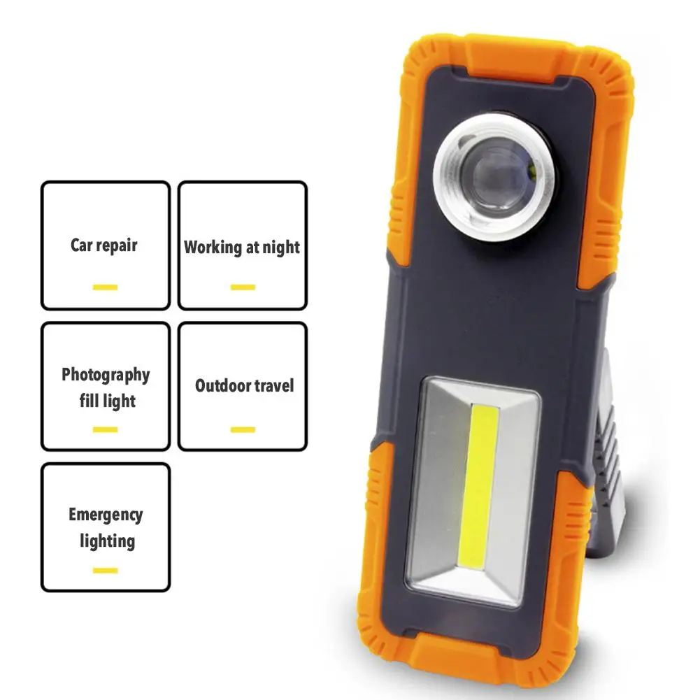 COB LED Work Light XPE Rotary Zoom Flashlight Portable Outdoor Camping Hanging Lamp USB Lantern With Magnet Hook Emergency Light
COB LED Work Light XPE Rotary Zoom Flashlight Portable Outdoor Camping Hanging Lamp USB Lantern With Magnet Hook Emergency Light