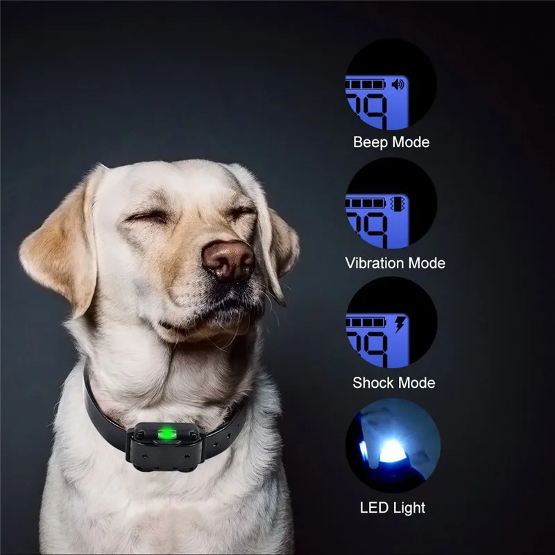 800m Electric Dog Training Collar with LCD Display Pet Remote Control Waterproof Rechargeable Collars for Shock Vibration Sound
800m Electric Dog Training Collar with LCD Display Pet Remote Control Waterproof Rechargeable Collars for Shock Vibration Sound