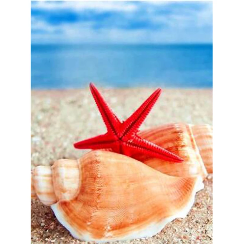 Diamond Painting 5D DIY Square/Round Diamond Landscape Painting Seaside Starfish and Conch Beauty Pictures Cross Stitch TX763
Diamond Painting 5D DIY Square/Round Diamond Landscape Painting Seaside Starfish and Conch Beauty Pictures Cross Stitch TX763