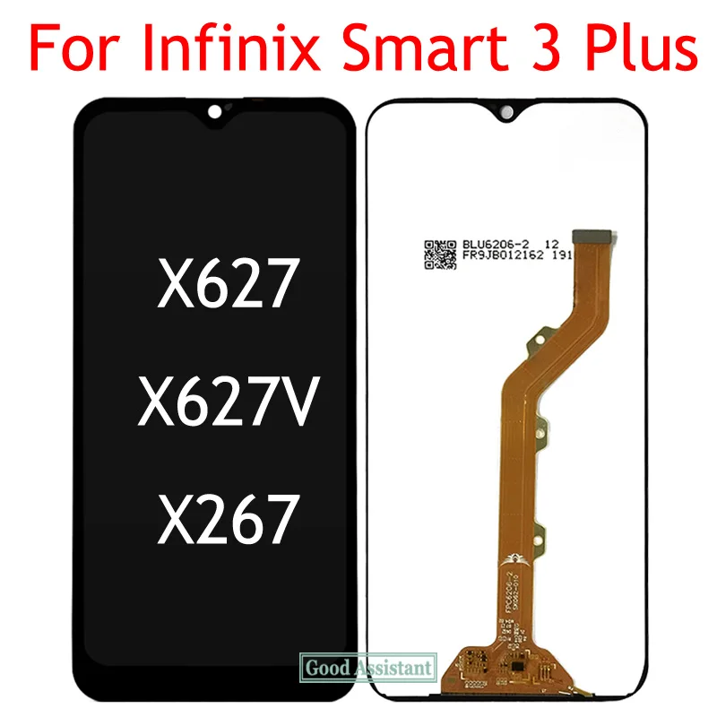 Высококачественный черный дисплей 6 2 дюйма для Infinix Smart 3 Plus Global X627 X627V X267 Замена