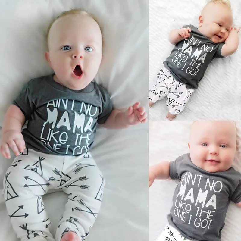 Summer Newborn Infant Baby Boys Clothes Set Short Sleeve Letter T-shirt Tops Arrow Pants Cotton 2Pcs Outfit Toddler Clothing
Summer Newborn Infant Baby Boys Clothes Set Short Sleeve Letter T-shirt Tops Arrow Pants Cotton 2Pcs Outfit Toddler Clothing