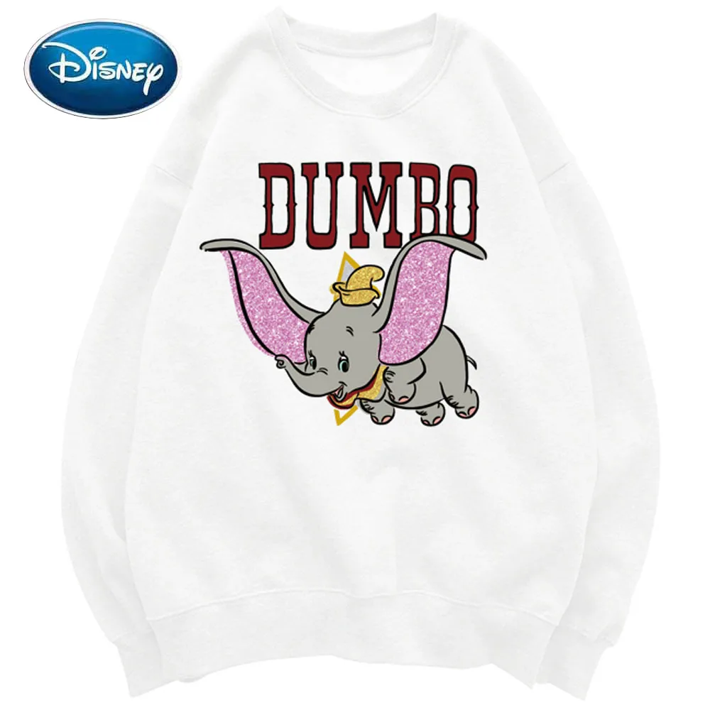 Disney Sweatshirts Chic Fashion Dumbo Elephant Letter Cartoon Print Unisex Women Jumper O-Neck Long Sleeve Casual Tops 9 Colors 
Disney Sweatshirts Chic Fashion Dumbo Elephant Letter Cartoon Print Unisex Women Jumper O-Neck Long Sleeve Casual Tops 9 Colors