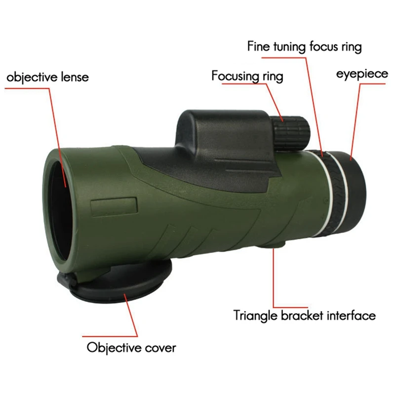 Mountaineering Outdoor Monoculars 10X42 High Magnification Hd Telescope Professional Outdoor Travel Tool
Mountaineering Outdoor Monoculars 10X42 High Magnification Hd Telescope Professional Outdoor Travel Tool