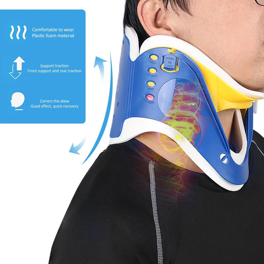 Adjustable Neck Brace Cervical Collar Neck Support Immobilizer Vertebra Orthotics Spine Stretch Fixed Protector Pain Relief
Adjustable Neck Brace Cervical Collar Neck Support Immobilizer Vertebra Orthotics Spine Stretch Fixed Protector Pain Relief