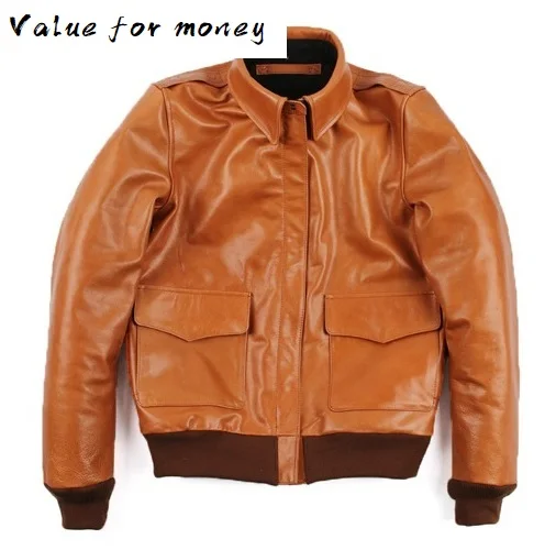 orange shipping, Free men 100% genuine leather Jackets,casual slim classic A2 Oil wax cow leather jacket,quality.sales
orange shipping, Free men 100% genuine leather Jackets,casual slim classic A2 Oil wax cow leather jacket,quality.sales
