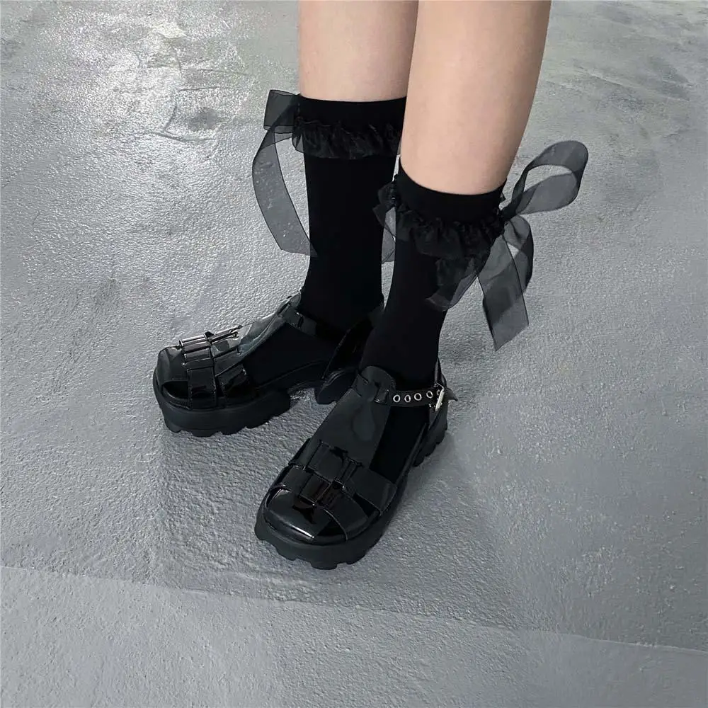 Korean Ribbons White Black Long Socks Cute Sweet Ruffles Lace Calf Socks For Women Fashion Stockings
Korean Ribbons White Black Long Socks Cute Sweet Ruffles Lace Calf Socks For Women Fashion Stockings