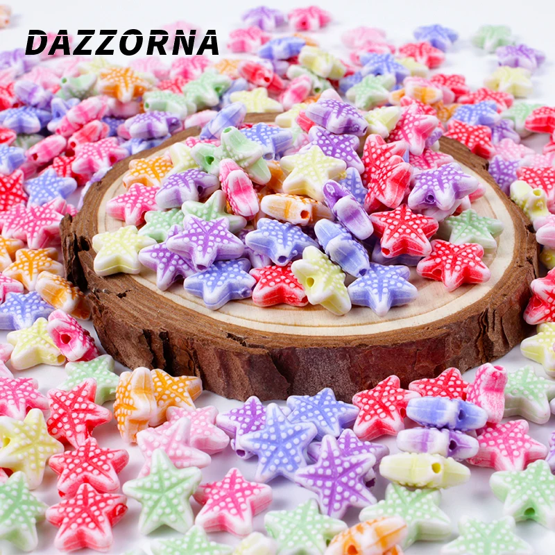 50/100/200Pcs Mixed Color Acrylic Beads Starfish Spacer Loose Beads For Jewelry Making DIY Bracelet Necklace Accessories
50/100/200Pcs Mixed Color Acrylic Beads Starfish Spacer Loose Beads For Jewelry Making DIY Bracelet Necklace Accessories