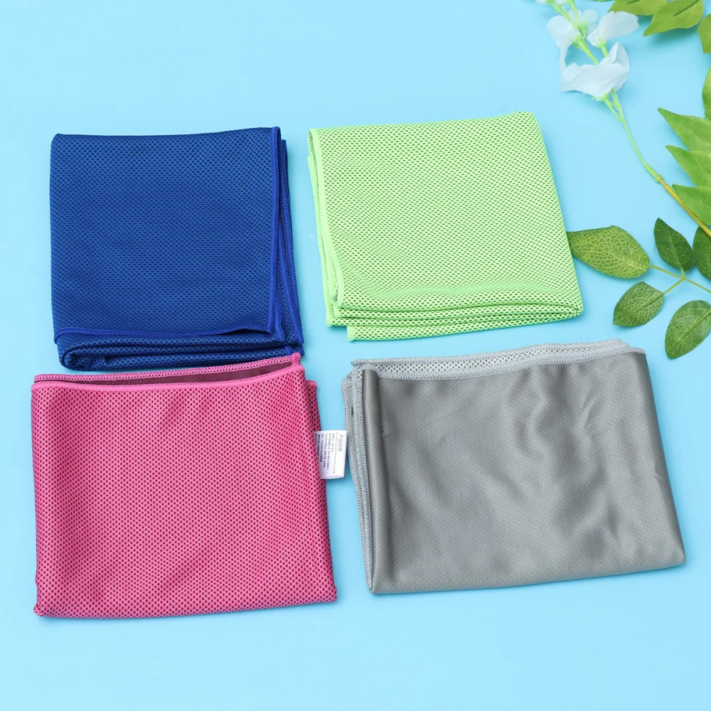 4 Pcs 50x30cm Quick Dry Sports Towel Cooling Fitness Microfiber Towel Sports Supplies for Running Camping Yoga Gym 
4 Pcs 50x30cm Quick Dry Sports Towel Cooling Fitness Microfiber Towel Sports Supplies for Running Camping Yoga Gym
