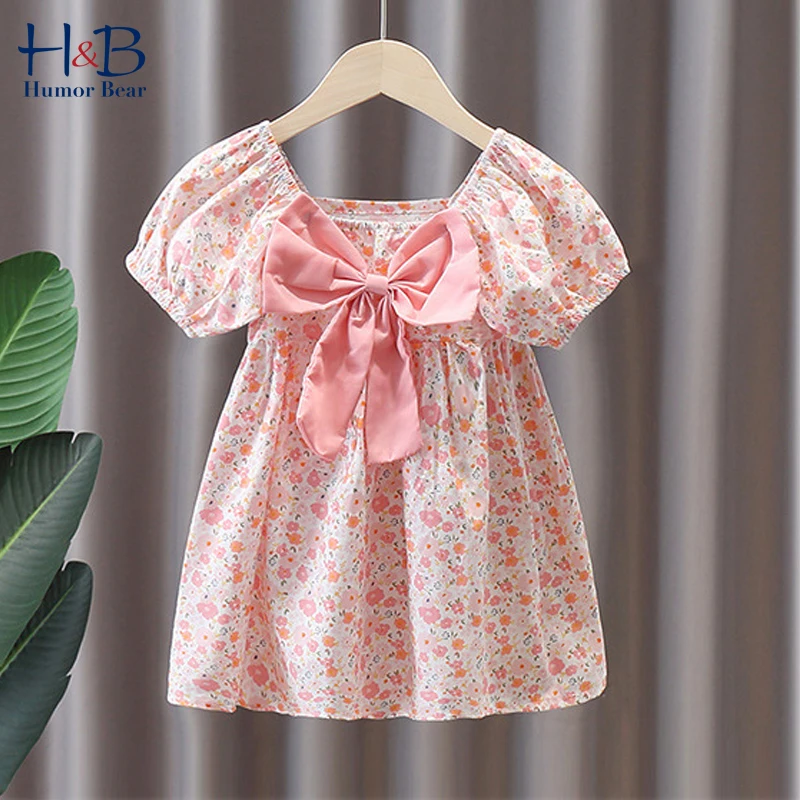 Humor Bear Girls Floarl Dress 2022 Summer Puff- Sleeve V-Neck Collar Bow Rural Style Casual Toddler Kids Dress
Humor Bear Girls Floarl Dress 2022 Summer Puff- Sleeve V-Neck Collar Bow Rural Style Casual Toddler Kids Dress