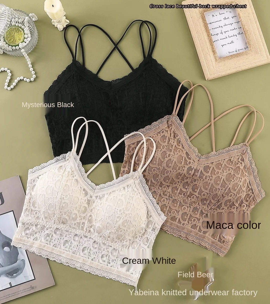 2021 New Style Women's Underwear Sexy Lace Tank Up Fashion Hollow Out Comfort Top Female Slim Suspender Brassiere Sexy Lingerie 
2021 New Style Women's Underwear Sexy Lace Tank Up Fashion Hollow Out Comfort Top Female Slim Suspender Brassiere Sexy Lingerie