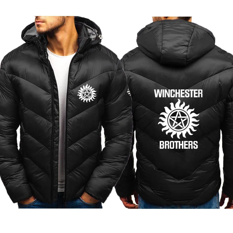 Winchester Brothers Anime Print Thicken men's jacket mens winter clothing 2021Windproof Fashion casual new Men's hooded parka
Winchester Brothers Anime Print Thicken men's jacket mens winter clothing 2021Windproof Fashion casual new Men's hooded parka