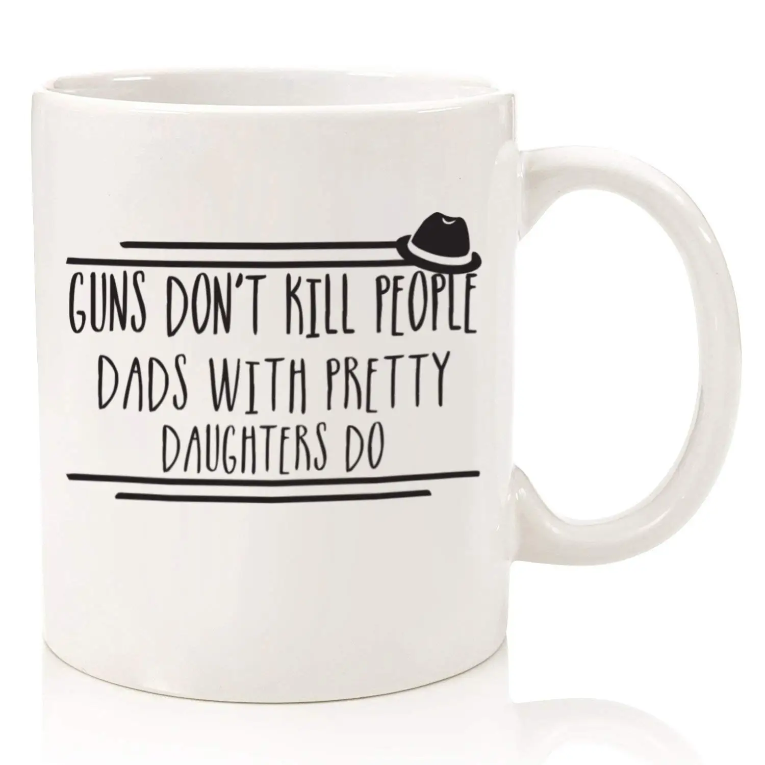 Забавная кофейная кружка Guns Don't Kill Best Dad рождественские подарки|Кружки| |