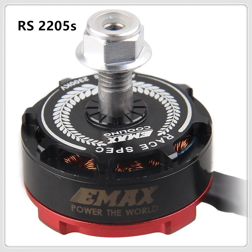 1 шт. EMAX RS2205s 2300 кв/2600 кв бесщеточный двигатель для FPV гоночного квадрокоптера -
