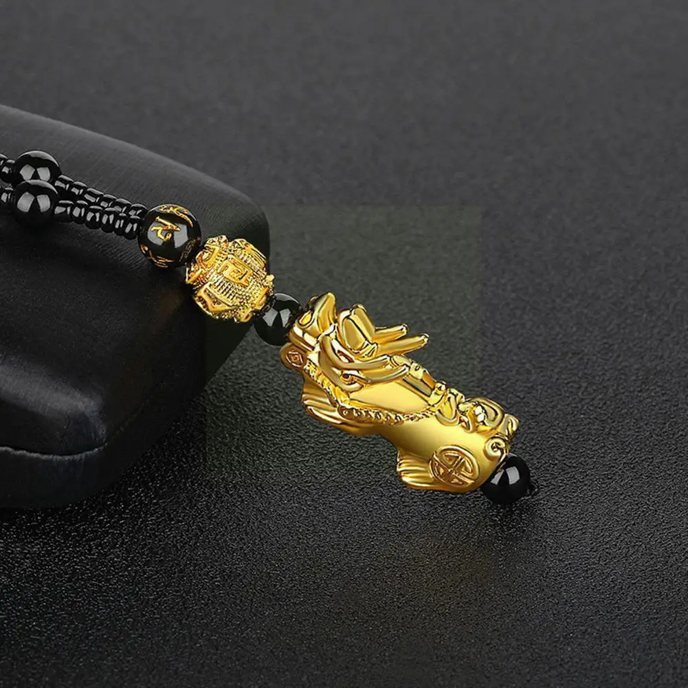 Unisex Six-character Pendant Necklace Natural Buddha Obsidian Rich Chain Health Wealth Lucky Beads Rope Necklace Blac M9O3
Unisex Six-character Pendant Necklace Natural Buddha Obsidian Rich Chain Health Wealth Lucky Beads Rope Necklace Blac M9O3