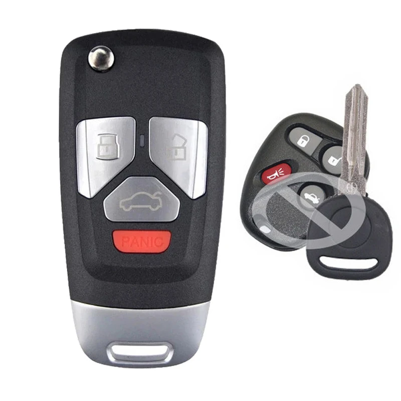Keyecu KOBLEAR1XT K0BLEAR1XT 10443537 4 Buttons 315MHz ID46 Chip Upgraded Flip Remote Car Key Fob for Buick Chevrolet GMC
Keyecu KOBLEAR1XT K0BLEAR1XT 10443537 4 Buttons 315MHz ID46 Chip Upgraded Flip Remote Car Key Fob for Buick Chevrolet GMC