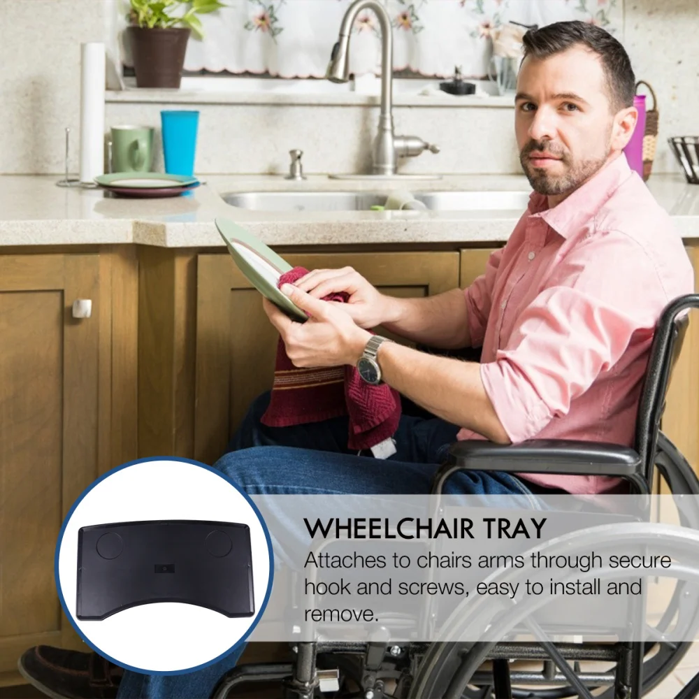 Wheelchair Tray Detachable Wheelchair Table Cup Holder Wheelchair Accessories
Wheelchair Tray Detachable Wheelchair Table Cup Holder Wheelchair Accessories