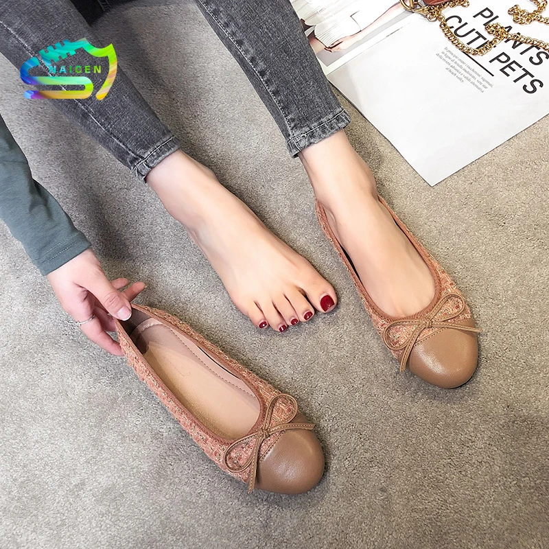 NAICEN Plus Size 44 Ballerina Flats Round Toe Shoes Woman Tweed Comfortable Slip on Flat Shoes Ladies Shoes Zapatos De Mujer
NAICEN Plus Size 44 Ballerina Flats Round Toe Shoes Woman Tweed Comfortable Slip on Flat Shoes Ladies Shoes Zapatos De Mujer