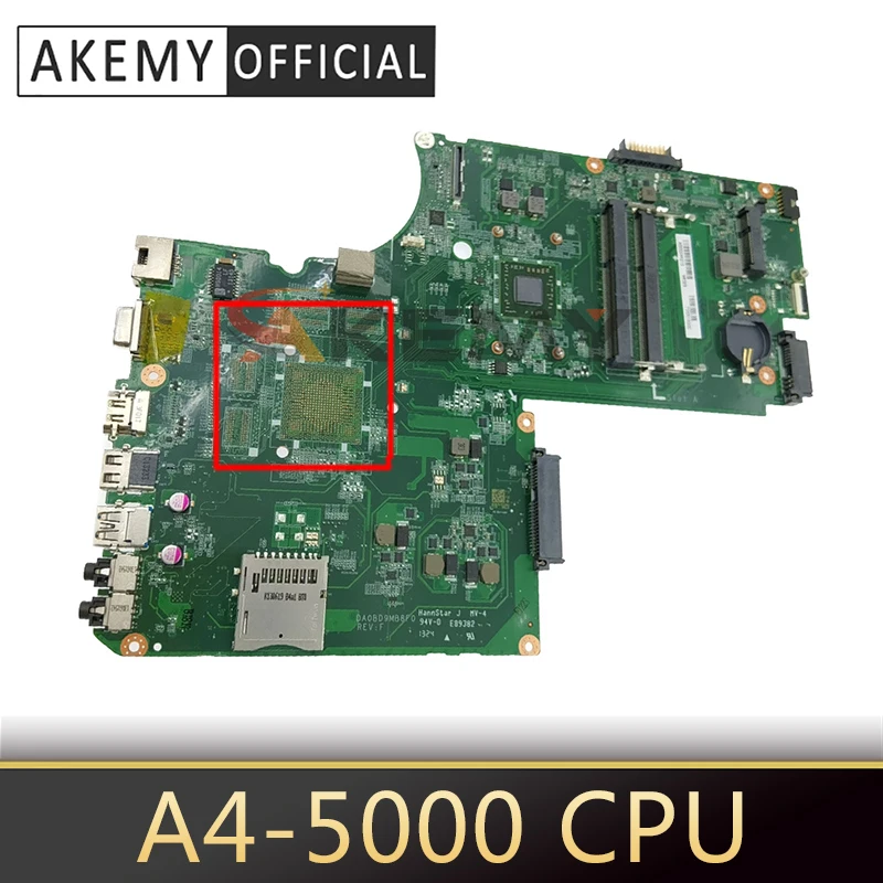 A000243960 DA0BD9MB8F0 материнская плата для ноутбука toshiba satellite L75D основная плата A4-5000 бортовой процессор DDR3
A000243960 DA0BD9MB8F0 материнская плата для ноутбука toshiba satellite L75D основная плата A4-5000 бортовой процессор DDR3