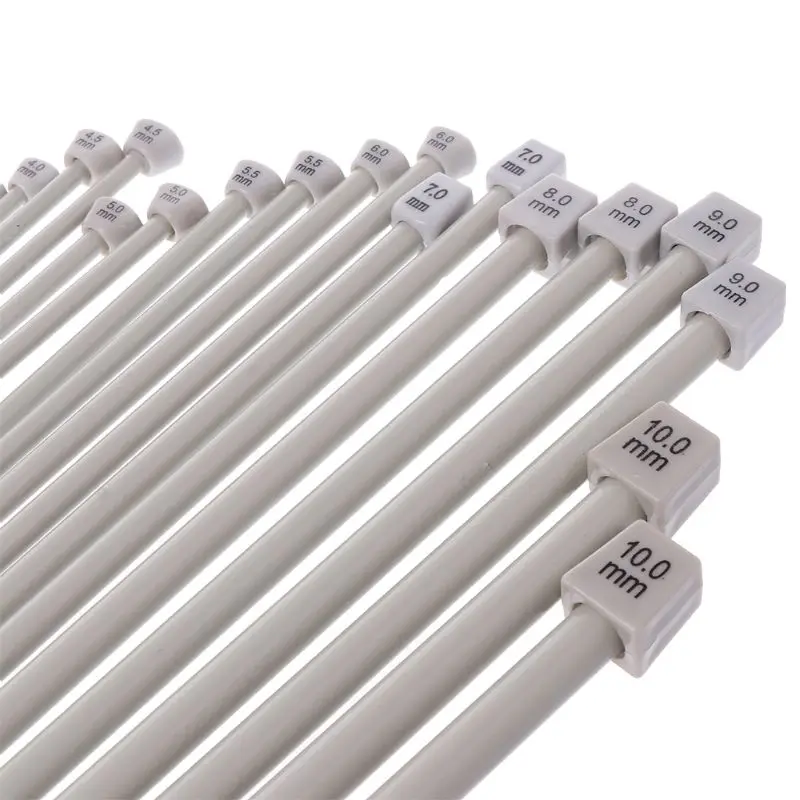 13Pairs In 13Sizes 2mm to 10mm Knitting Needles Set Single-Pointed Knitwear DIY Tool Stainless Steel E56C
13Pairs In 13Sizes 2mm to 10mm Knitting Needles Set Single-Pointed Knitwear DIY Tool Stainless Steel E56C