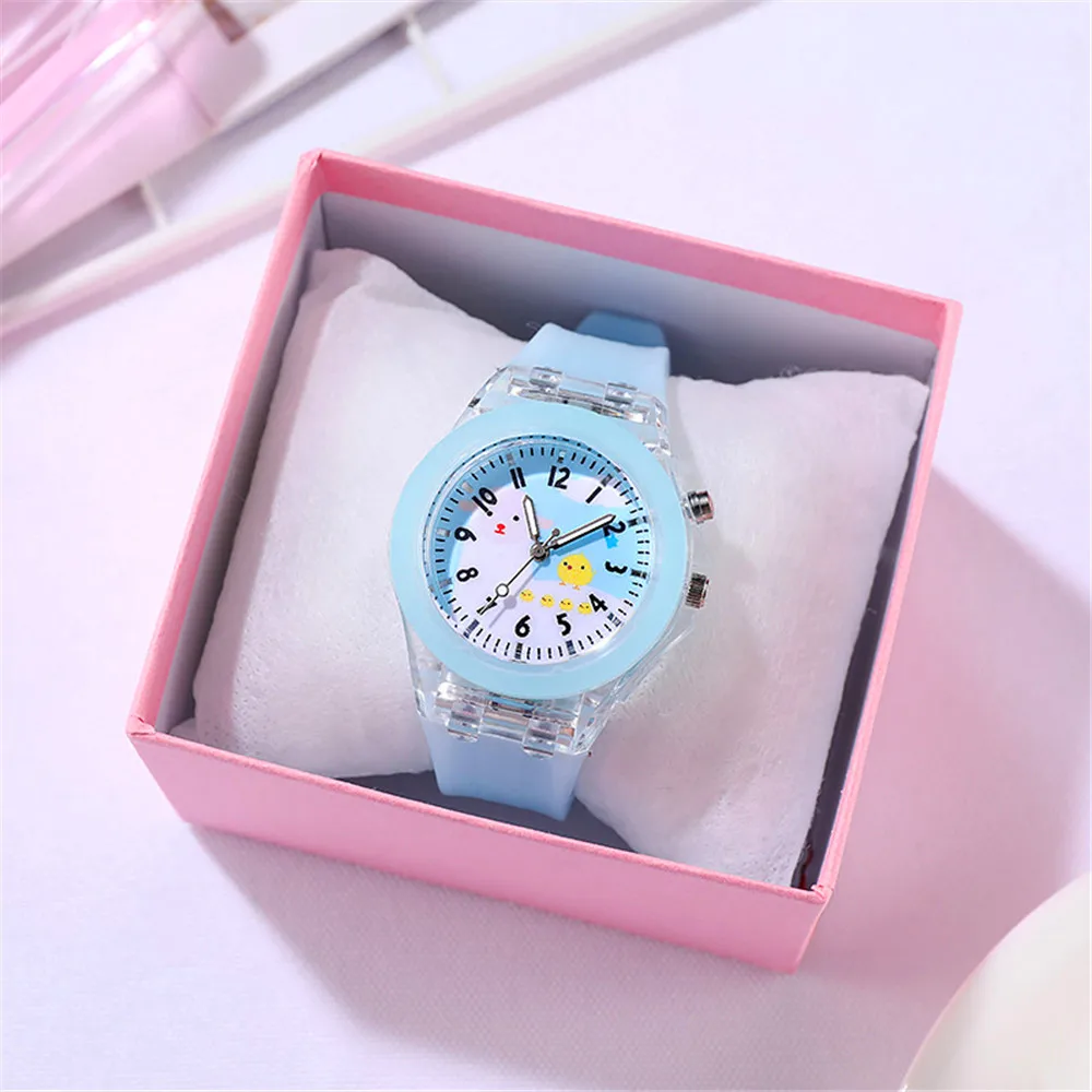 Student Children's Colorful Light LED watch animal design fashion Men's women's quartz watches Luminous Silicone Strap Gift Cloc
Student Children's Colorful Light LED watch animal design fashion Men's women's quartz watches Luminous Silicone Strap Gift Cloc