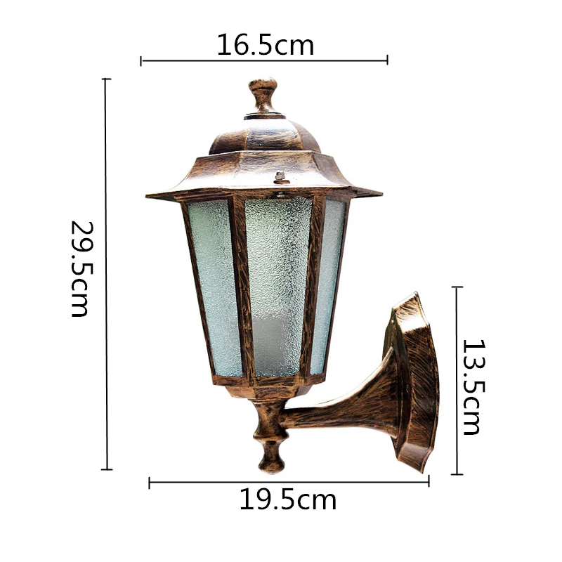 Vintage Wall Lamp LED Outdoor Waterproof Sconce Wall Lights For Aisle Balcony Corridor Hexagonal Glass E27 Wall Light Fixtures 
Vintage Wall Lamp LED Outdoor Waterproof Sconce Wall Lights For Aisle Balcony Corridor Hexagonal Glass E27 Wall Light Fixtures