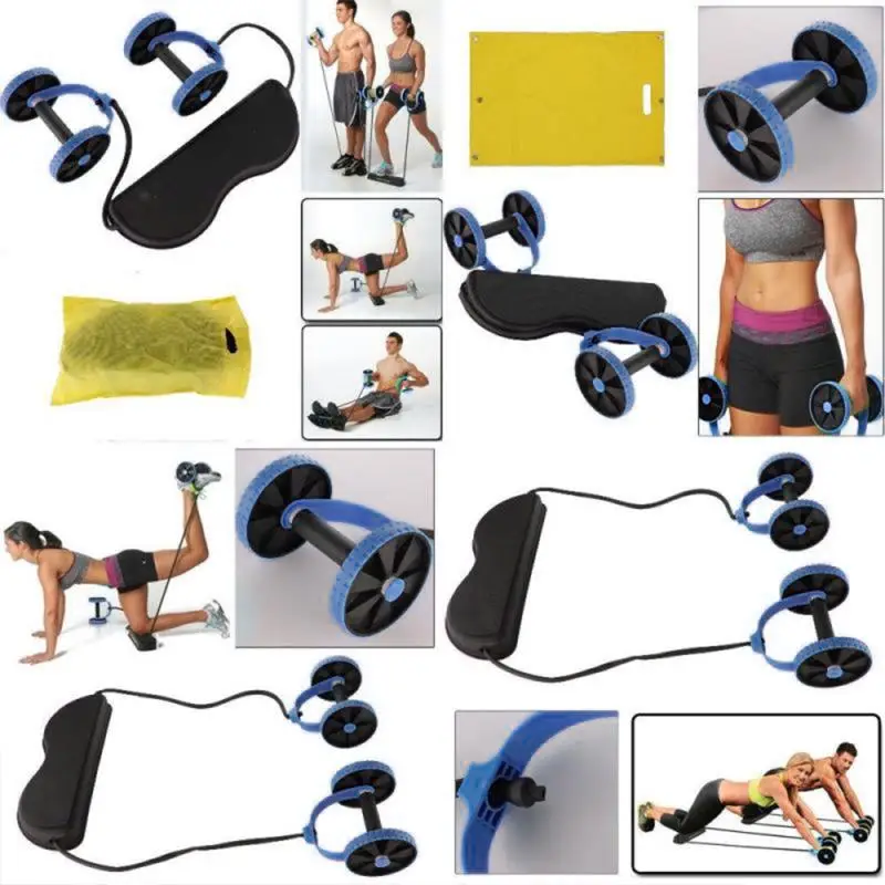 New AB Wheels Roller Elastic Abdominal Resistance Pull Rope Tool Abdominal Muscle Trainer Exercise Home Gym Fitness Equipment
New AB Wheels Roller Elastic Abdominal Resistance Pull Rope Tool Abdominal Muscle Trainer Exercise Home Gym Fitness Equipment