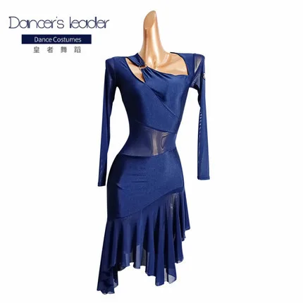 Latin Dance Practice Clothes Women's Long-sleeved New Dress Irregular Mesh Dress Rumba/Tango Dance Clothes
Latin Dance Practice Clothes Women's Long-sleeved New Dress Irregular Mesh Dress Rumba/Tango Dance Clothes
