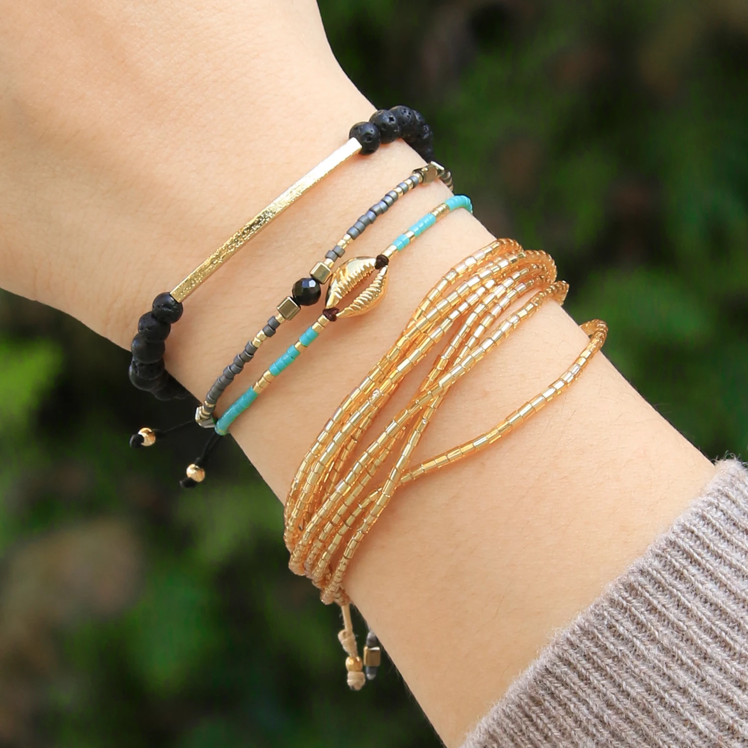 KELITCH Retro New 2022 Stone Beads Bracelet Women Gold Wrap Bracelets Charm Jewelry Amine Chain
KELITCH Retro New 2022 Stone Beads Bracelet Women Gold Wrap Bracelets Charm Jewelry Amine Chain