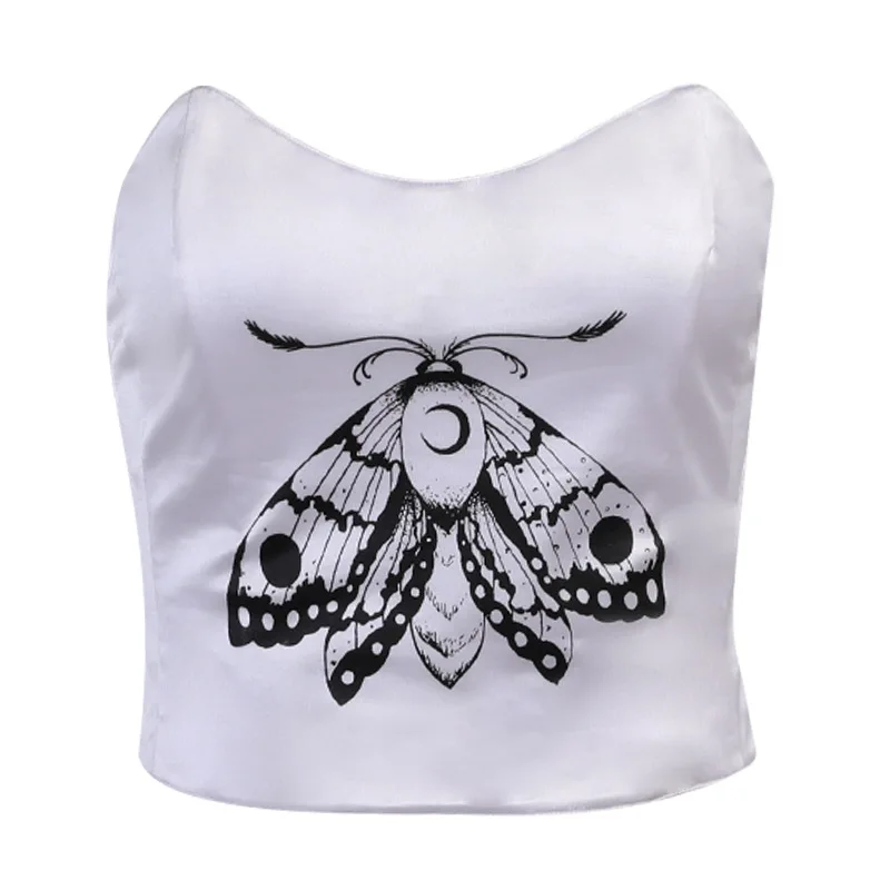 y2k Corset Top Women Tank 2021 Summer Fashion Butterfly Print 2000s Aesthetic Harajuku y2k gothic clothes Sexy Corset Tank Top
y2k Corset Top Women Tank 2021 Summer Fashion Butterfly Print 2000s Aesthetic Harajuku y2k gothic clothes Sexy Corset Tank Top