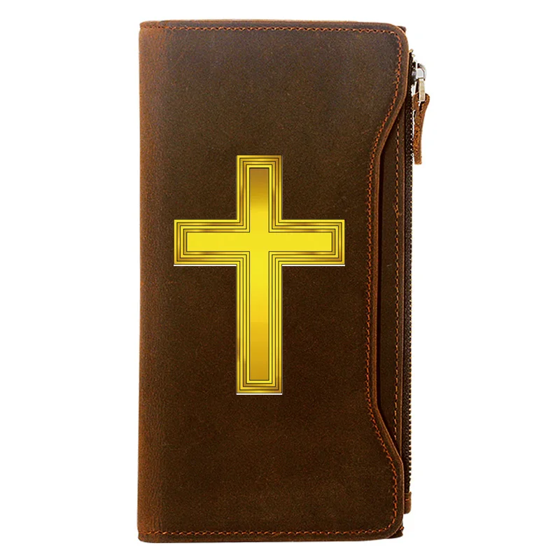 Vintage Cross Design Genuine Leather Wallet Men Long Purse With Phone Bag Zipper Card Holder Charm Clutch Gift
Vintage Cross Design Genuine Leather Wallet Men Long Purse With Phone Bag Zipper Card Holder Charm Clutch Gift