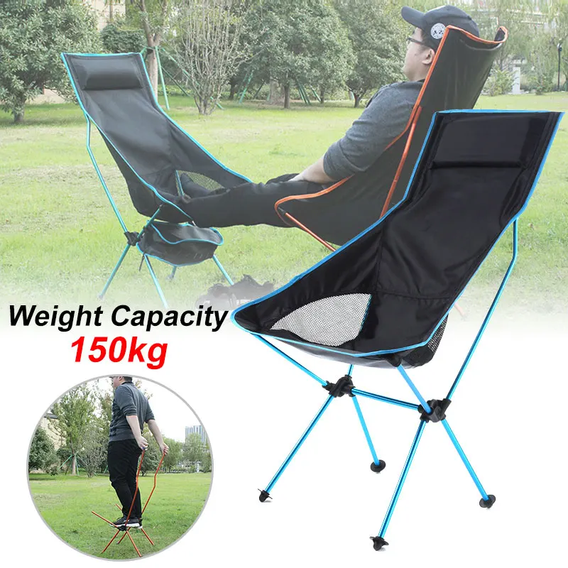 Outdoor Portable Folding Chair Maximum Load Of 150kg Ultralight Travel Fishing Camping Chair Picnic Home Seat Moon
Outdoor Portable Folding Chair Maximum Load Of 150kg Ultralight Travel Fishing Camping Chair Picnic Home Seat Moon