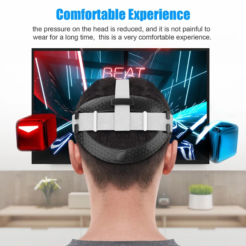 Hot Selling For Oculus Quest 2 Headband Cushion Removable Professional VR Headsets Pad TPU Pressure-relieving Fixing Frame
Hot Selling For Oculus Quest 2 Headband Cushion Removable Professional VR Headsets Pad TPU Pressure-relieving Fixing Frame