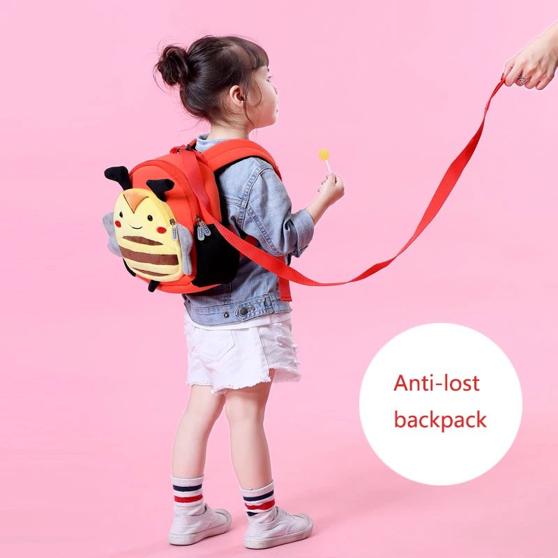 Cartoon Animal Backpacks for Children Anti-lost Backpack Breathable Boys Girls Kindergarten Book Bags With 105cm Traction Rope
Cartoon Animal Backpacks for Children Anti-lost Backpack Breathable Boys Girls Kindergarten Book Bags With 105cm Traction Rope