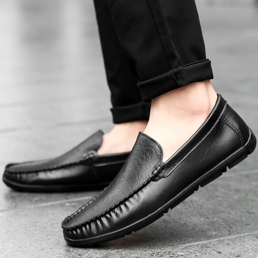 Man Moccasins 2019 Men's Leather Shoes Slipons Casual Loafers Male Boat Shoe Breathable Soft men shoes lace up
Man Moccasins 2019 Men's Leather Shoes Slipons Casual Loafers Male Boat Shoe Breathable Soft men shoes lace up